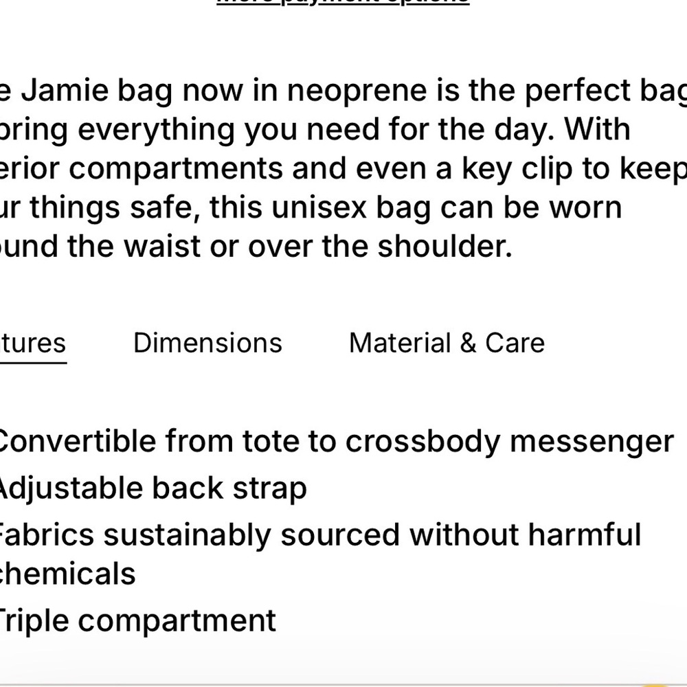 Lole Gray Crossbody Bag - Picture 3 of 3